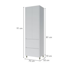 Cozinha 9 Peças Canto 12 Portas 8 Gavetas Ripado Rainha  100% Mdf - 17