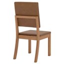 Ver imagem 2 de Cadeira Henn Milla Plus S38-537 Nature Corano Caramelo MDF MDP Assento Estofado
