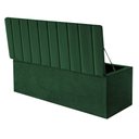 Ver imagem 2 de Calçadeira Baú Recamier Solteiro 90CM Carla Courino Verde - D A DECOR D&A Decor