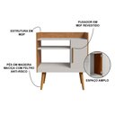 Ver imagem 3 de Aparador Buffet Cantinho do Café Ii com Nichos Naturalle/Off-White