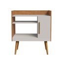 Ver imagem 1 de Aparador Buffet Cantinho do Café Ii com Nichos Naturalle/Off-White