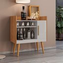 Ver imagem 2 de Aparador Buffet Cantinho do Café Ii com Nichos Naturalle/Off-White