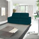 Ver imagem 2 de Sofá Havana 3 Lugares 210cm Veludo Retrátil e Reclinável - Meu Estofado:azul Lux