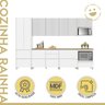 Cozinha 7 Peças 9 Portas 8 Gavetas Nichos Forno Ripado Rainha  100% Mdf - 2