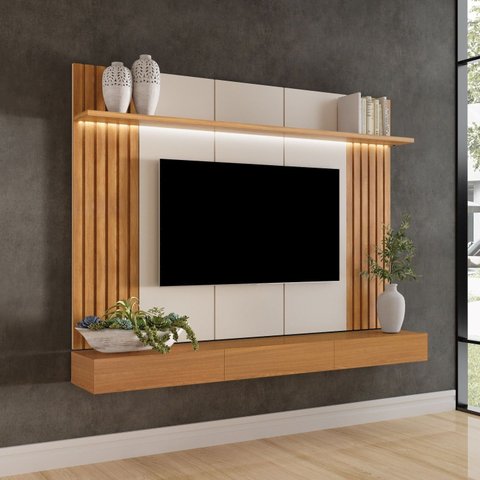 Painel para TV até 84 Polegadas com LED MDF 220CMX150CM LED Supreme