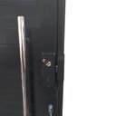 Ver imagem 6 de Porta Pivotante de Alumínio 210 x 100cm com Visor e Fechadura Digital Linha 30 Abertura Esquerda Preto Esquadrias Bergamo