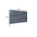 Ver imagem 2 de Painel para Ferramentas em aço 970 x 640 mm com 48 Ganchos Plásticos Presto