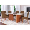 Ver imagem 1 de Mesa Sala Ester 180 + 6 Cad Maia Cinamomo Cimol