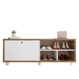 Sapateira Recamier porta basculante com rodízios Estilo - 2