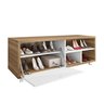 Sapateira Recamier porta basculante com rodízios Estilo - 4
