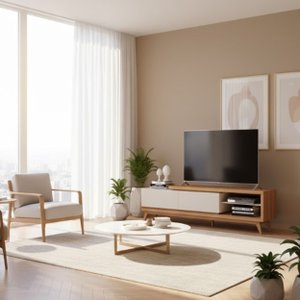 Rack para Tv's até 75 Polegadas Nobre 180cm 2 Gavetas