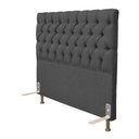 Ver imagem 2 de Cabeceira Para Cama Box Queen 1,6 M Lisboa:Suede Cinza Escuro
