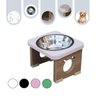 Comedouro Elevado Pet para Cachorro Mdf Colors - Inox - Rose - 5