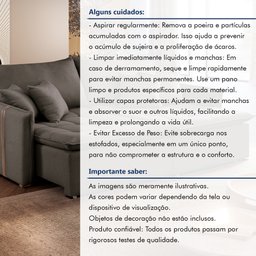 Sofá Cama  em Madeira Eucalipto 200cm Detroid Yescasa Veludo  - 11