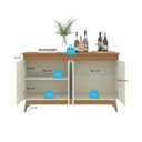 Ver imagem 5 de Aparador Buffet 4 Portas 120cm Trento Soluzione Móveis