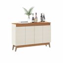 Ver imagem 4 de Aparador Buffet 4 Portas 120cm Trento Soluzione Móveis