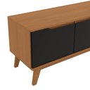Ver imagem 5 de Rack Kappesberg 3 Portas Canela/preto Fosco 218cm