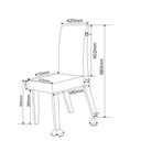 Ver imagem 4 de Conjunto Sala de Jantar Mesa Retangular Novita com 6 Cadeiras Iza