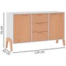 Kit Roupeiro 2 Portas E Comoda Branco Pinus Hec Branco Pinus - 7