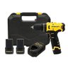 Kit Parafusadeira/furadeira de Impacto 12v Bateria Tipo Palito Sch10d2k - Stanley - 1