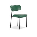 Ver imagem 2 de Kit 2 Cadeiras Stela Sala de Jantar Couro Sintetíco Verde - Belliv Decor