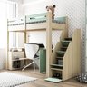 Cama Alta Infantil/Juvenil Star Plus Office Multifuncional Casatema - 5