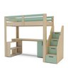 Cama Alta Infantil/Juvenil Star Plus Office Multifuncional Casatema - 2