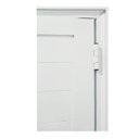 Ver mais imagens de Porta Lambril de Alumínio 210 X 80cm com Friso Linha Veneza Esquadrias Bergamo Abertura Direita