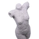 Ver imagem 4 de Escultura Decorativa Corpo Feminino em Poliresina Branco 28x7 Cm M02 - D'Rossi