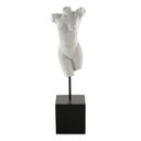 Ver imagem 3 de Escultura Decorativa Corpo Feminino em Poliresina Branco 28x7 Cm M02 - D'Rossi