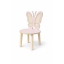 Ver imagem 4 de Mesa com Duas Cadeiras Modelo Borboleta em MDF e Palha Indiana
