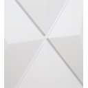 Ver imagem 3 de Kit 25 Placas Revestimento de Parede PVC 3d Alto Relevo Estrelar Branco