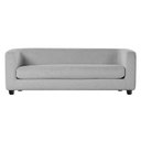 Ver imagem 2 de Sofá 3 Lugares Luxo Recepção Escritorio Sala Veneza 180cm Linho - Adj Decor Cor Cinza Claro