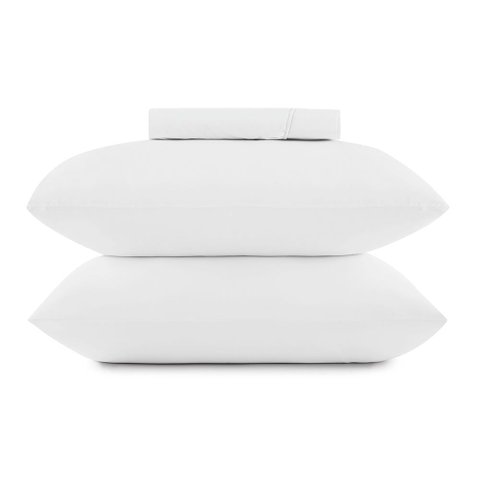 Jogo de Cama Simples Altenburg 3PC Liso Toque Acetinado Branco