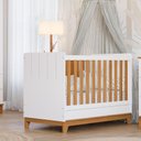 Ver imagem 2 de Berço Americano Mini Cama 2 em 1 Estilo Retrô 100% Mdf