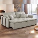 Ver imagem 1 de Sofa Cama Retratil e Reclinavel 220cm Detroid Yescasa