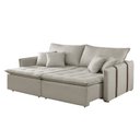 Ver imagem 2 de Sofa Cama Retratil e Reclinavel 220cm Detroid Yescasa