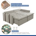 Ver imagem 5 de Sofa Cama Retratil e Reclinavel 220cm Detroid Yescasa