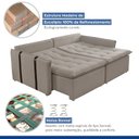Ver imagem 5 de Sofa Cama Retratil e Reclinavel 220cm Detroid Yescasa