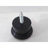 Pé para Sofá 3,3cm Preto Redondo Kit 4 Unidades - 2