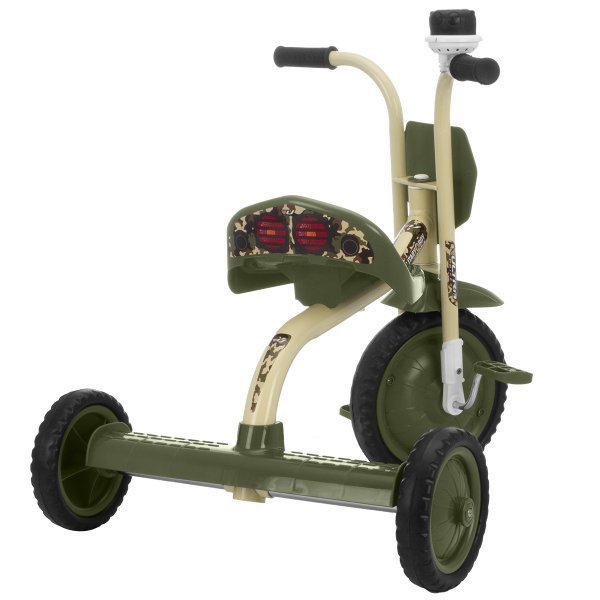 Triciclo Infantil Ultra Bikes Military Boy Verde com Number Plate - 2