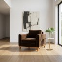 Ver imagem 2 de Poltrona Sofazinho Beny Elegance Marrom para Sala