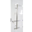 Ver mais imagens de Porta Lambril de Alumínio 210 X 80cm com Friso Linha Veneza Esquadrias Bergamo Abertura Esquerda