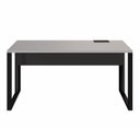 Ver imagem 1 de Plataforma Trabalho Individual com Caixa de Tomadas 135cm Industrial Executive Cinza Sagrado e Preto
