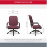 Cadeira Giratória Estofada Operativa Plus Size - 4