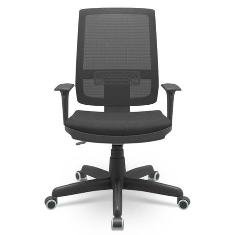 Cadeira Escritório Brizza Presidente Ergonômica NR17 Cor:Preto