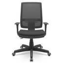 Ver imagem 1 de Cadeira Escritório Brizza Presidente Ergonômica NR17 Cor:Preto