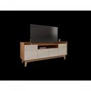 Ver imagem 4 de Rack Ruby para TV 60 Polegadas 158cm com Nicho Off White e Noce Mobiliar Home Shop