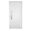 Ver imagem 1 de Porta Lambril de Alumínio Direita 210 X 80cm com Visor Linha Veneza Esquadrias Bergamo