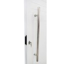 Ver imagem 6 de Porta Lambril de Alumínio 210 X 80cm com Visor Linha Veneza Esquadrias Bergamo Abertura Direita